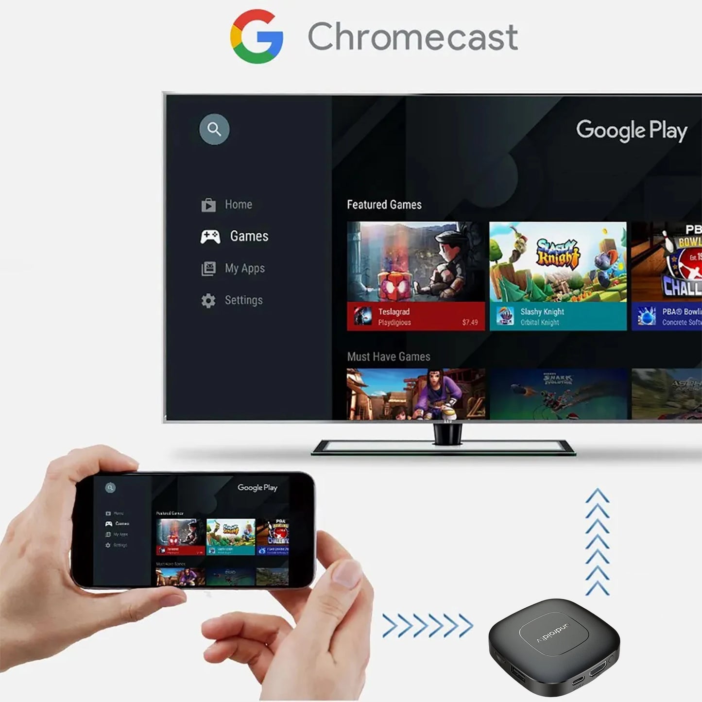 Decodificador Android TV - TV Box